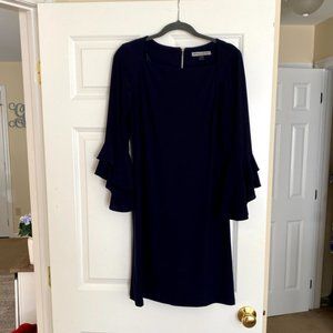 Long Sleeve Navy Dress Size 10
